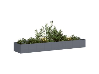 vidaXL Truhlík antracitový 360x80x40 cm ocel