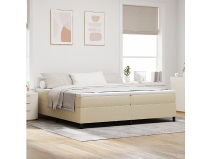 vidaXL Rám platformy Šedozelená 200 x 200 cm textil