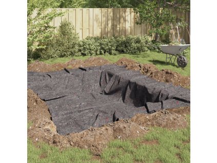 vidaXL Fleece pro bazén Šedá 1 x 50 m Polyester a bavlna