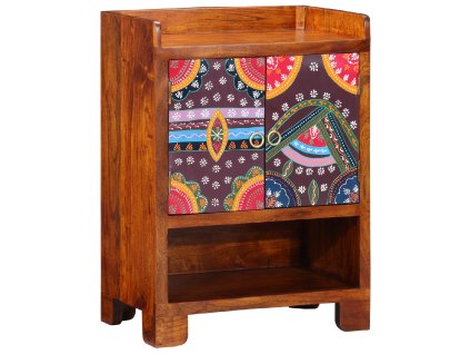 vidaXL Skříň na obuv Hnědá 55 x 35 x 75 cm Masivní akátové dřevo