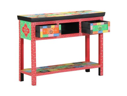 vidaXL Konzolový stolek se zásuvkou Vícebarevný 100 x 30 x 77 cm