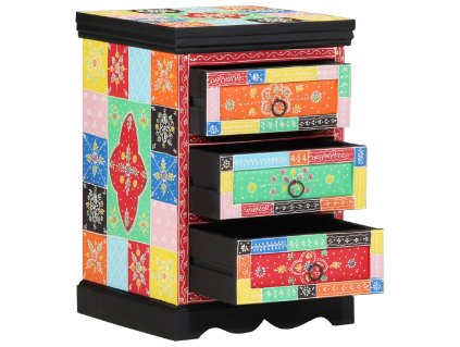 vidaXL Skříň se zásuvkami Vícebarevný 40 x 40 x 60 cm