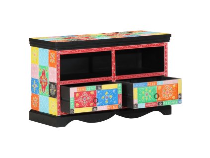 vidaXL Televizní skříň se zásuvkou Vícebarevný 80 x 35 x 50 cm