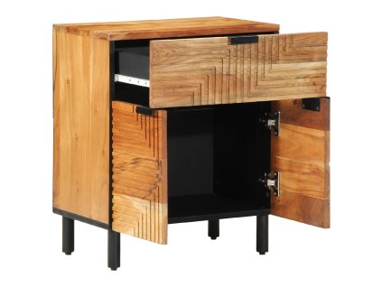 vidaXL Noční skříňka Hnědá 50 x 33 x 60 cm masivní akáciové dřevo