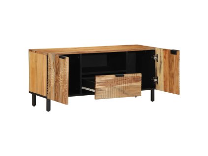 vidaXL TV jednotky s policí Masivní akátové dřevo 105 x 33,5 x 46 cm