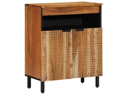 vidaXL Servírovací skříň se zásuvkou Přírodní 60 x 33,5 x 75 cm