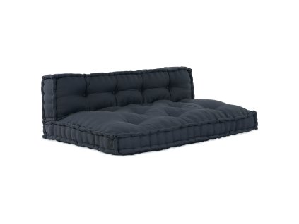 vidaXL Modulární pohovka 2 pcs Antracit 120 x 80 x 38 cm textil