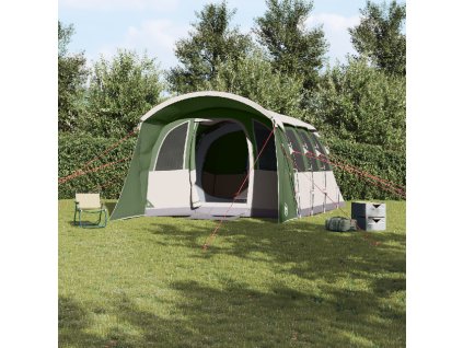vidaXL Stany se střechou Zelená 576 x 325 x 213 cm Polyester
