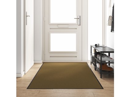 vidaXL Rohož Jiný Hnědá a černá 120 x 250 cm Polyamid a PVC