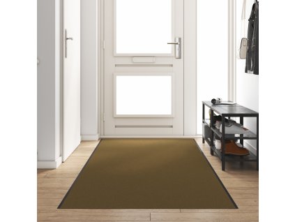 vidaXL Rohož Jiný Hnědá a černá 120 x 400 cm Polyamid a PVC