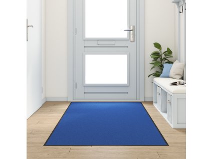 vidaXL Rohož Jiný Modrá a černá 120 x 250 cm Polyamid a PVC