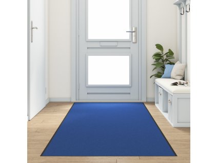 vidaXL Rohož Jiný Modrá a černá 120 x 350 cm Polyamid a PVC