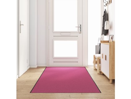 vidaXL Rohož Jiný Růžová a černá 120 x 350 cm Polyamid a PVC