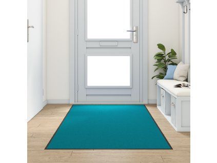 vidaXL Rohož Cyan a Černá 120 x 300 cm 100% polyamid