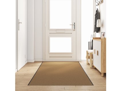 vidaXL Rohož Jiný Krémová a černá 120 x 350 cm Polyamid a PVC