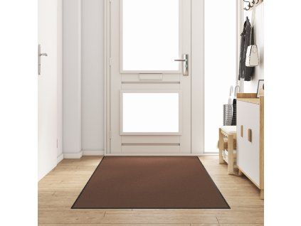 vidaXL Rohož Hnědá a černá 120 x 250 cm 100% polyamid