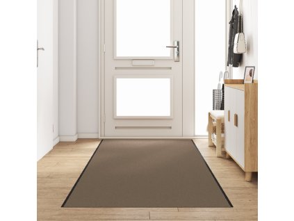 vidaXL Rohož Jiný Béžová a černá 120 x 400 cm Polypropylen a vinyl