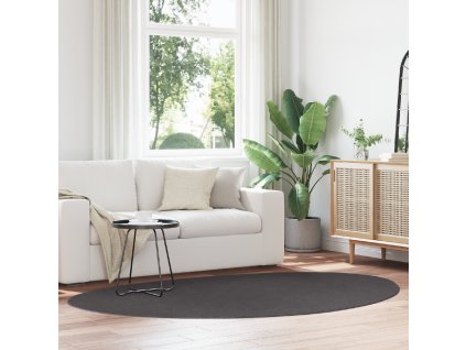 vidaXL Koberec HUARTE Antracit 160 x 230 cm Polyester