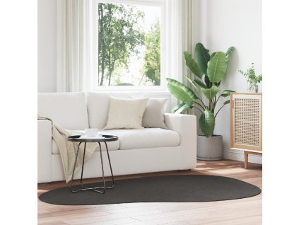 vidaXL Koberec HUARTE Antracit 140 x 200 cm Polyester
