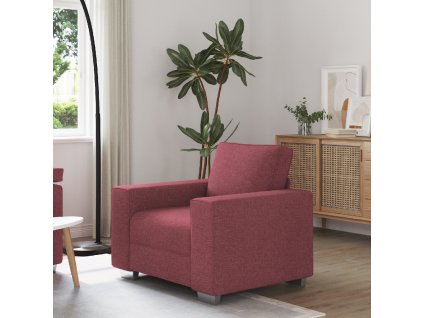 vidaXL Pohovka Víno Červené 100 x 77 x 82 cm textil