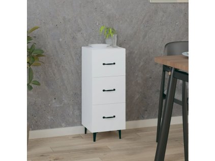 vidaXL Příborník bílý 34,5 x 34 x 90 cm kompozitní dřevo