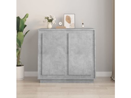 vidaXL Příborník betonově šedý 80 x 34 x 75 cm kompozitní dřevo