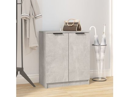 vidaXL Botník betonově šedý 59 x 35 x 70 cm kompozitní dřevo