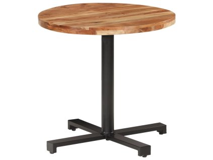 vidaXL Bistro stůl kulatý Ø 80 x 75 cm masivní akáciové dřevo