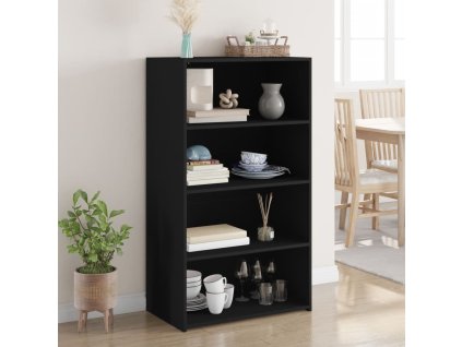 vidaXL Skříň highboard černá 70 x 41 x 124 cm kompozitní dřevo