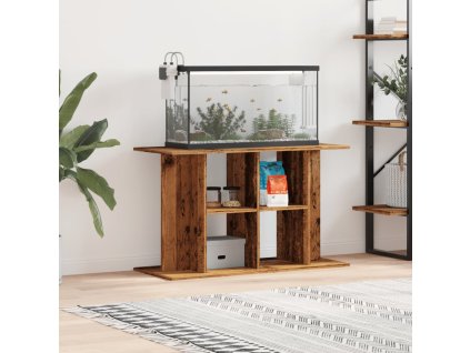 vidaXL Stojan na akvárium old wood 100 x 40 x 60 cm kompozitní dřevo