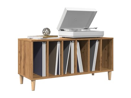 vidaXL Skříňka na LP desky dub artisan 100x38x48 cm kompozitní dřevo