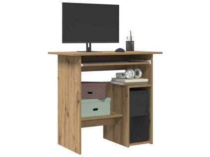 vidaXL Psací stůl dub artisan 80 x 45 x 74 cm kompozitní dřevo