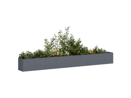 vidaXL Truhlík antracitový 360x40x40 cm ocel válcovaná za studena