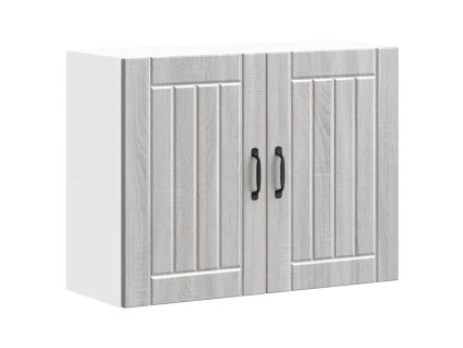 vidaXL Kuchyňská nástěnná skříňka "Lucca" šedý sonoma kompozitní dřevo