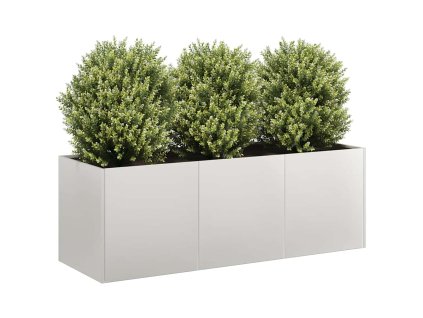 vidaXL Truhlík 120x40x40 cm nerezová ocel
