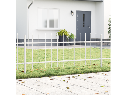 vidaXL Zahradní plot WOERDEN 9 ks 15,3 x 0,6 m Práškově lakovaná ocel