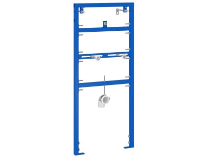 vidaXL Podpora na zeď do koupelny Modrá 50 x 17.5 x 136 cm Ocel