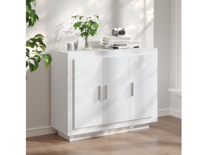 vidaXL Příborník bílý 92 x 35 x 75 cm kompozitní dřevo