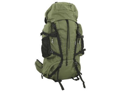 vidaXL Turistický batoh armádní zelený 100 L tkanina oxford