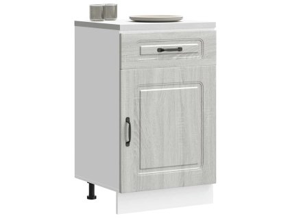 vidaXL Kuchyňská spodní skříňka "Kalmar" šedý sonoma kompozitní