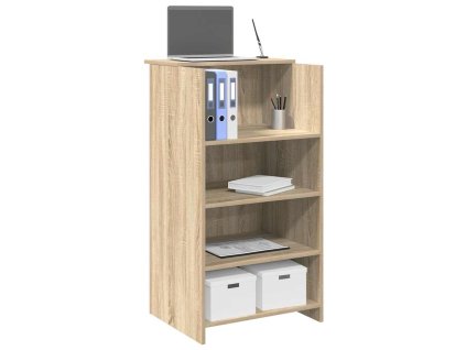 vidaXL Recepční stůl dub sonoma 55x50x103,5 cm, konstrukční dřevo