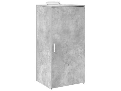 vidaXL Úzká úložná betonově šedý 50x45x103,5 cm kompozitní dřevo