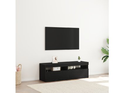 vidaXL Televizní skříň Černá 120 x 35 x 40 cm Kompozitní dřevo