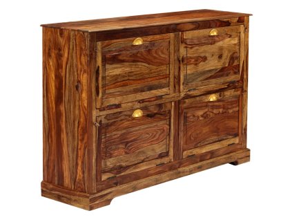 vidaXL Botník 140 x 35 x 90 cm masivní akáciové dřevo