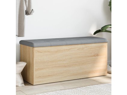 vidaXL Úložná lavice dub sonoma 102 x 42 x 45 cm konstrukční dřevo