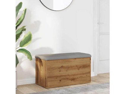 vidaXL Úložná lavice Artisan Dub 82 x 42 x 45 cm Konstrukce dřeva