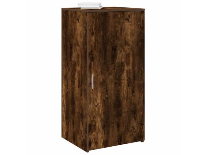 vidaXL Úzká úložná kouřový dub 50x45x103,5 cm kompozitní dřevo