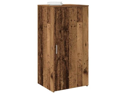 vidaXL Úzká úložná starého dřeva 50x45x103,5 cm kompozitní dřevo