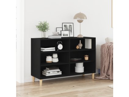 vidaXL Servírovací skříň Černý dub 103,5 x 35 x 70 cm kompozitní dřevo