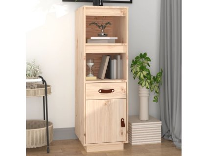 vidaXL Skříň highboard 34 x 40 x 108,5 cm masivní borové dřevo